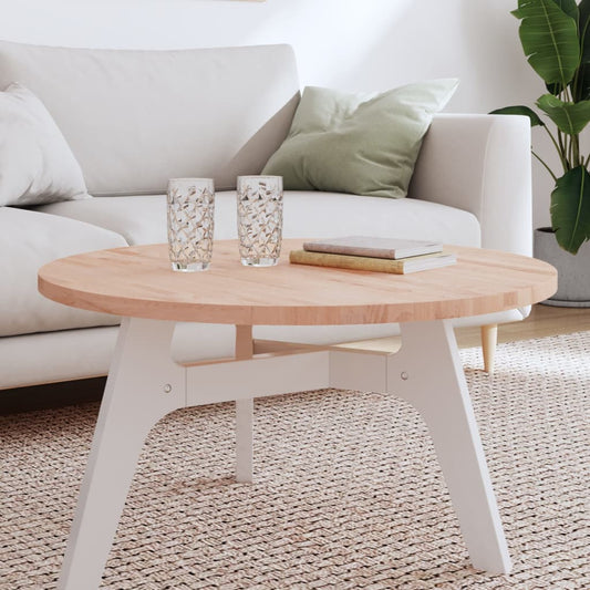 Tischplatte Ø80x2,5 cm Rund Massivholz Buche - Pazzar.ch