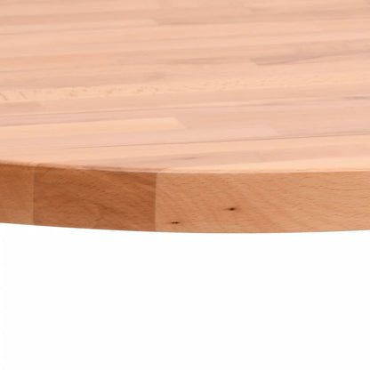 Tischplatte Ø50x2,5 cm Rund Massivholz Buche - Pazzar.ch