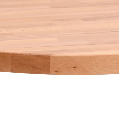 Tischplatte Ø80x2,5 cm Rund Massivholz Buche - Pazzar.ch