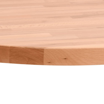 Tischplatte Ø90x2,5 cm Rund Massivholz Buche - Pazzar.ch