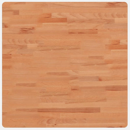 Tischplatte 70x70x2,5 cm Quadratisch Massivholz Buche - Pazzar.ch
