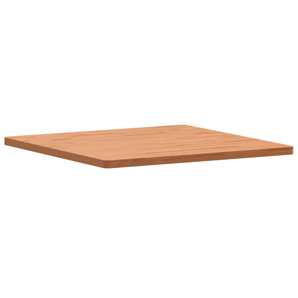 Tischplatte 70x70x2,5 cm Quadratisch Massivholz Buche - Pazzar.ch