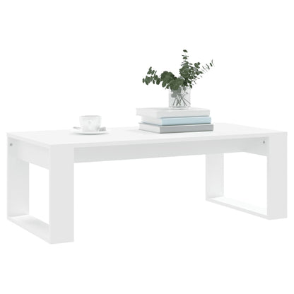 Couchtisch Weiß 102x50x35 cm Holzwerkstoff - Pazzar.ch