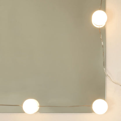 Spiegelschrank mit LED Schwarz 60x31,5x62 cm - Pazzar.ch