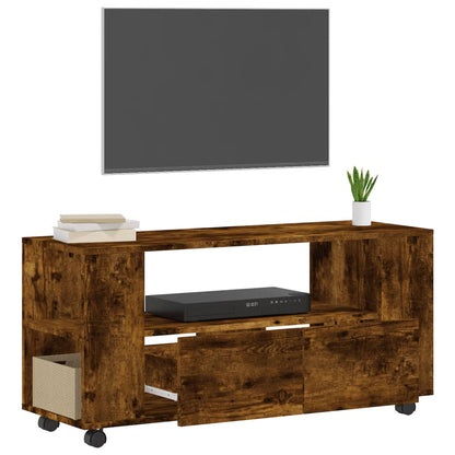 TV-Schrank Räuchereiche 102x34,5x43 cm Holzwerkstoff - Pazzar.ch