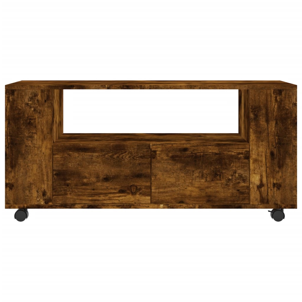 TV-Schrank Räuchereiche 102x34,5x43 cm Holzwerkstoff - Pazzar.ch