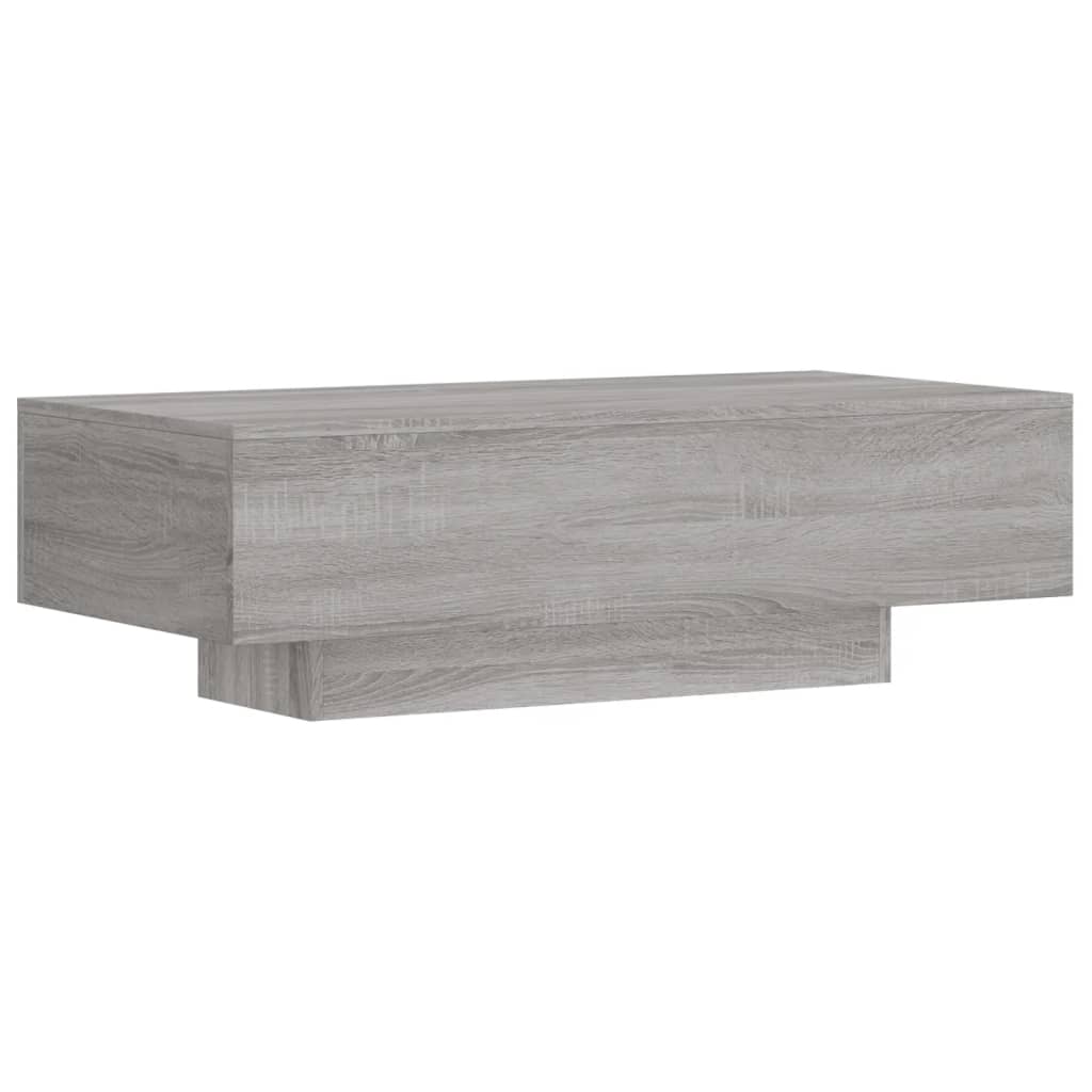 Couchtisch Grau Sonoma 100x49,5x31 cm Holzwerkstoff - Pazzar.ch