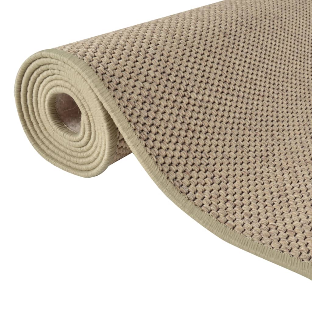 Teppichläufer Sisal-Optik Sandfarben 80x200 cm - Pazzar.ch