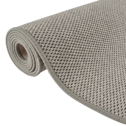 Teppichläufer Sisal-Optik Silbern 80x300 cm - Pazzar.ch