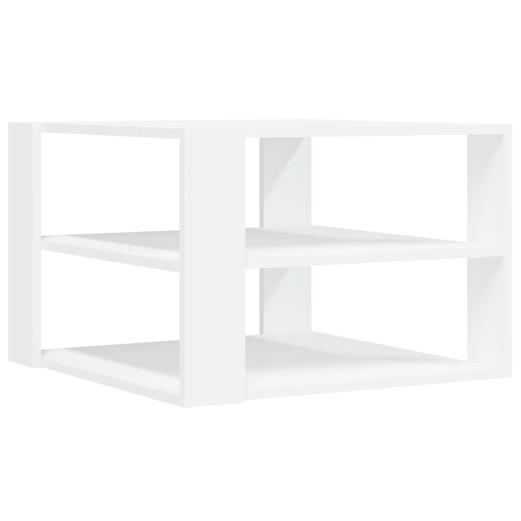 Couchtisch Weiß 59,5x59,5x40 cm Holzwerkstoff - Pazzar.ch