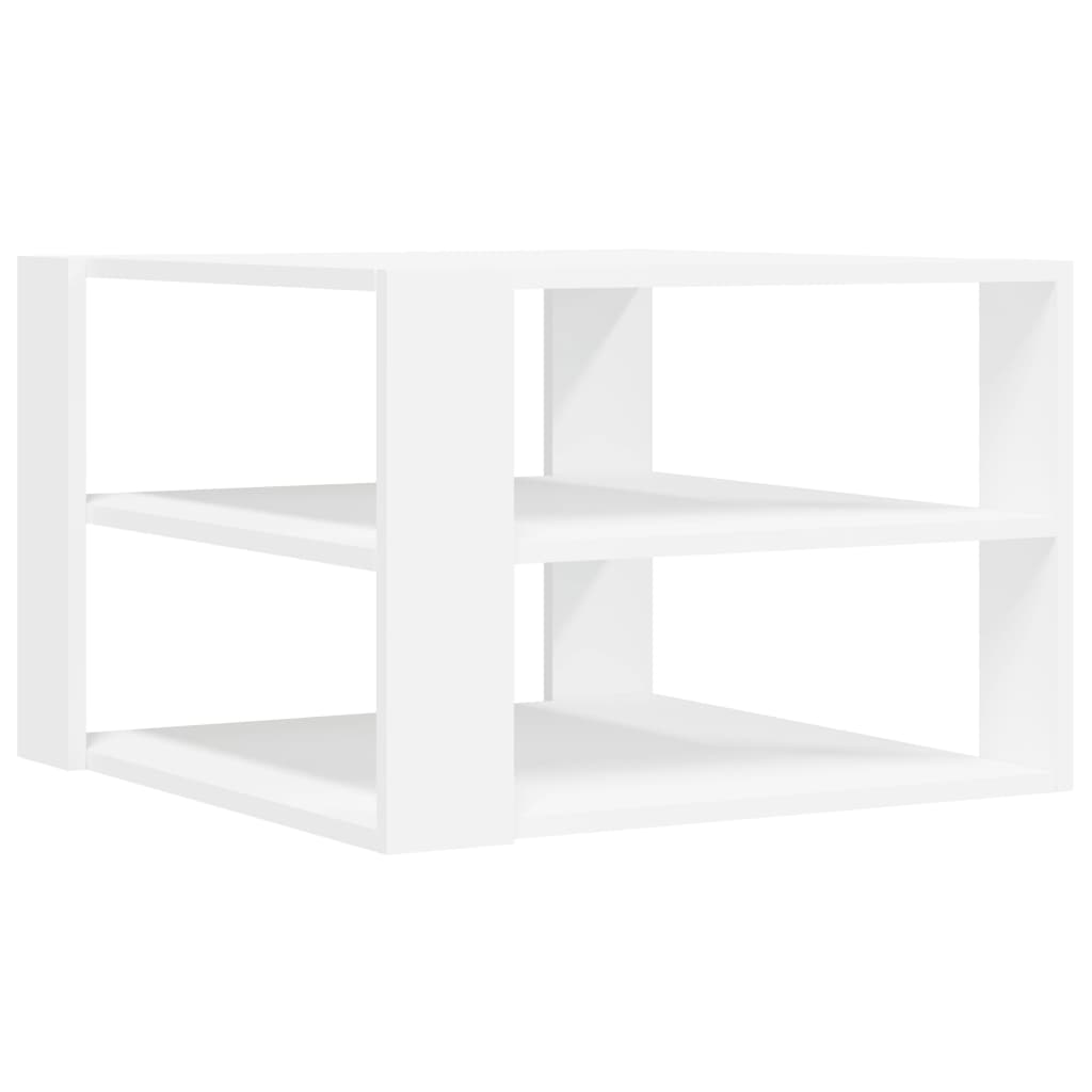 Couchtisch Weiß 59,5x59,5x40 cm Holzwerkstoff - Pazzar.ch