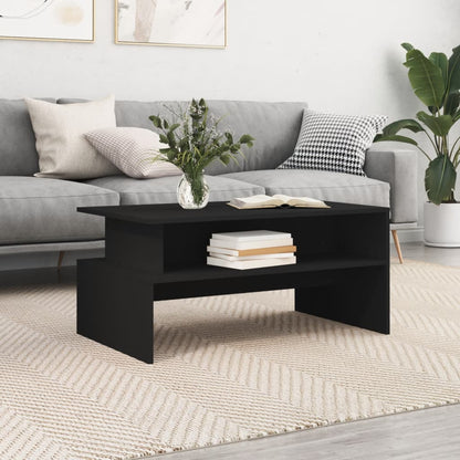 Couchtisch Schwarz 90x55x42,5 cm Holzwerkstoff - Pazzar.ch