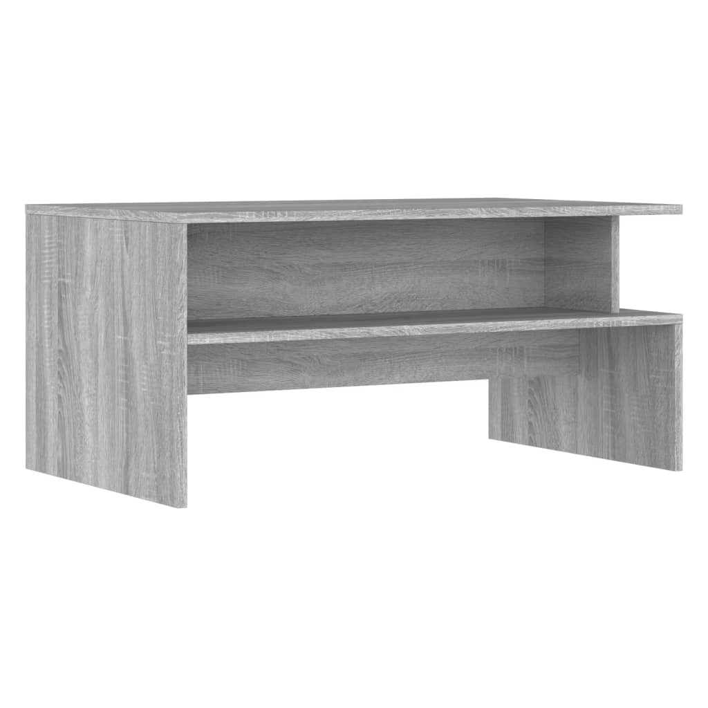 Couchtisch Grau Sonoma 90x55x42,5 cm Holzwerkstoff - Pazzar.ch