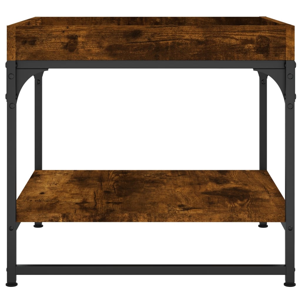 Couchtisch Räuchereiche 49,5x49,5x45 cm Holzwerkstoff - Pazzar.ch