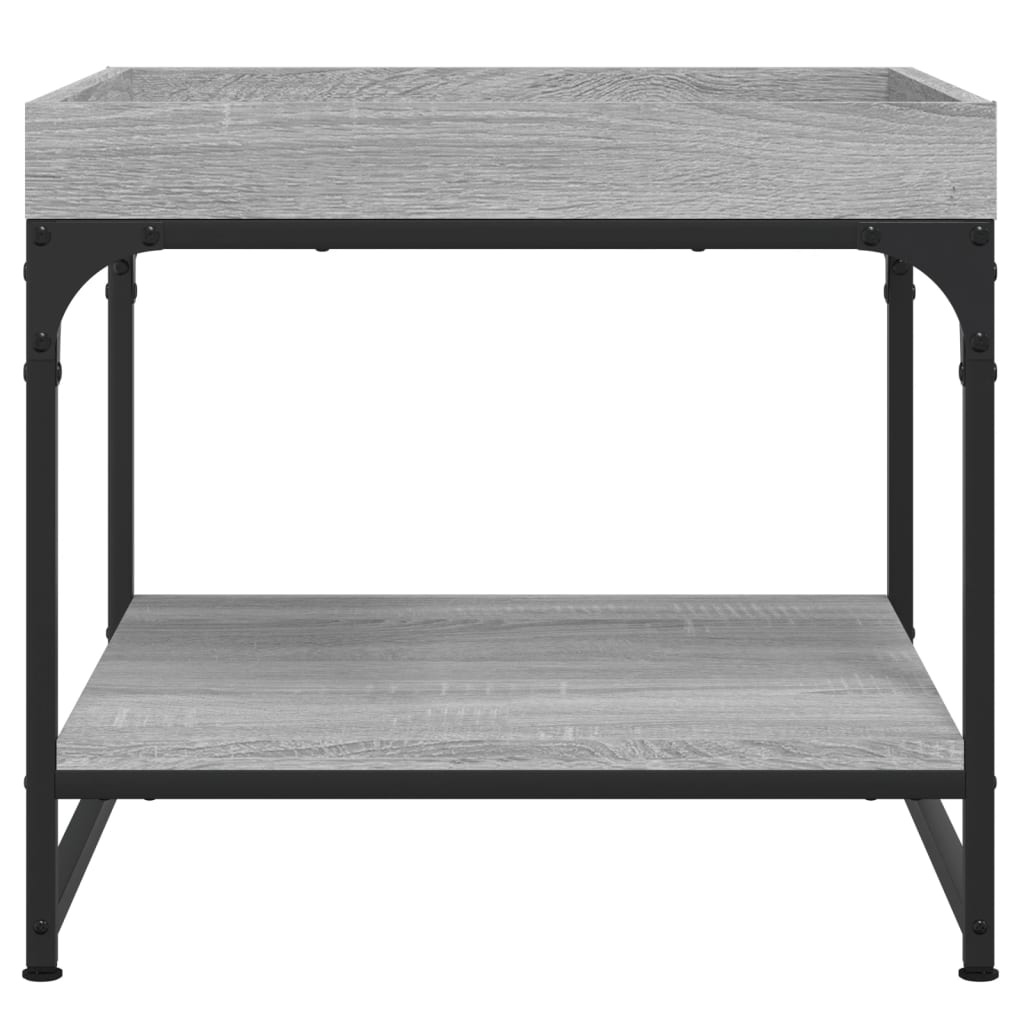 Couchtisch Grau Sonoma 49,5x49,5x45 cm Holzwerkstoff - Pazzar.ch