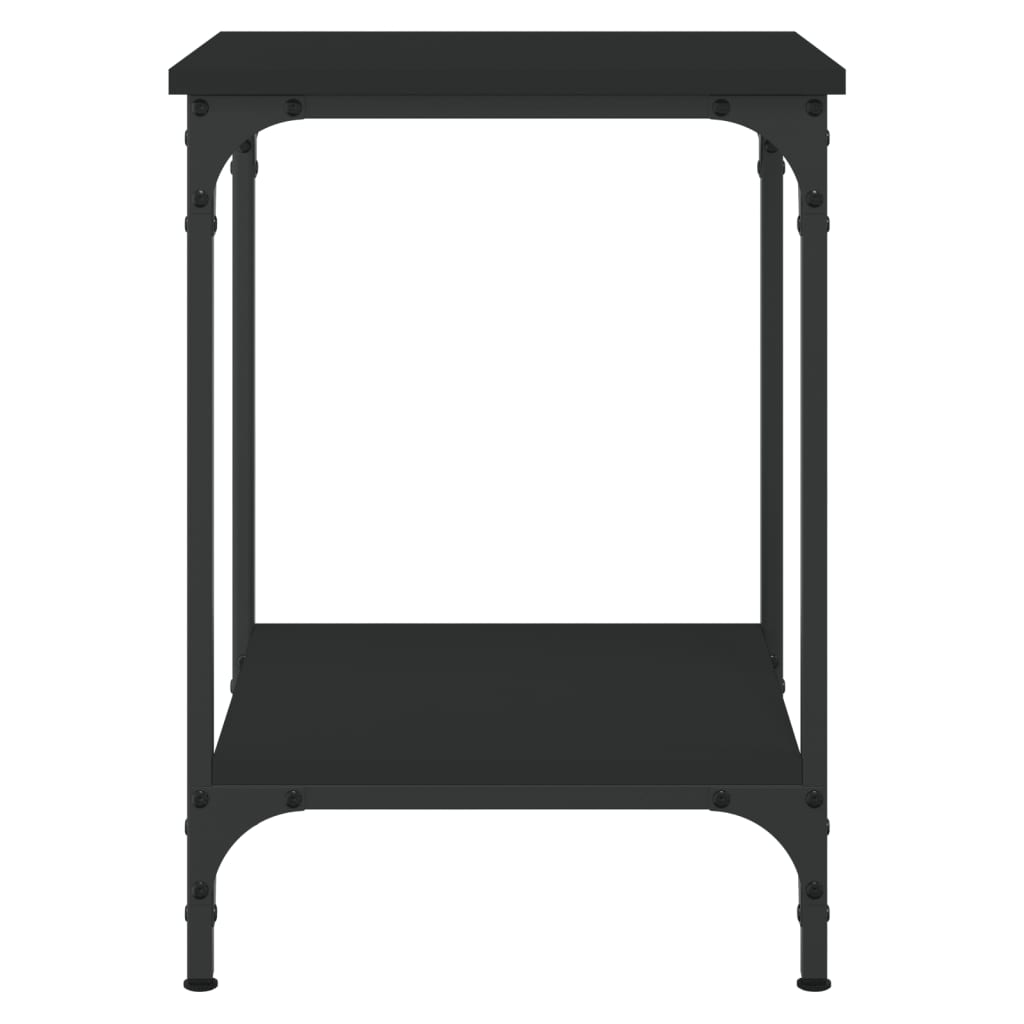 Couchtisch Schwarz 40x40x55 cm Holzwerkstoff - Pazzar.ch