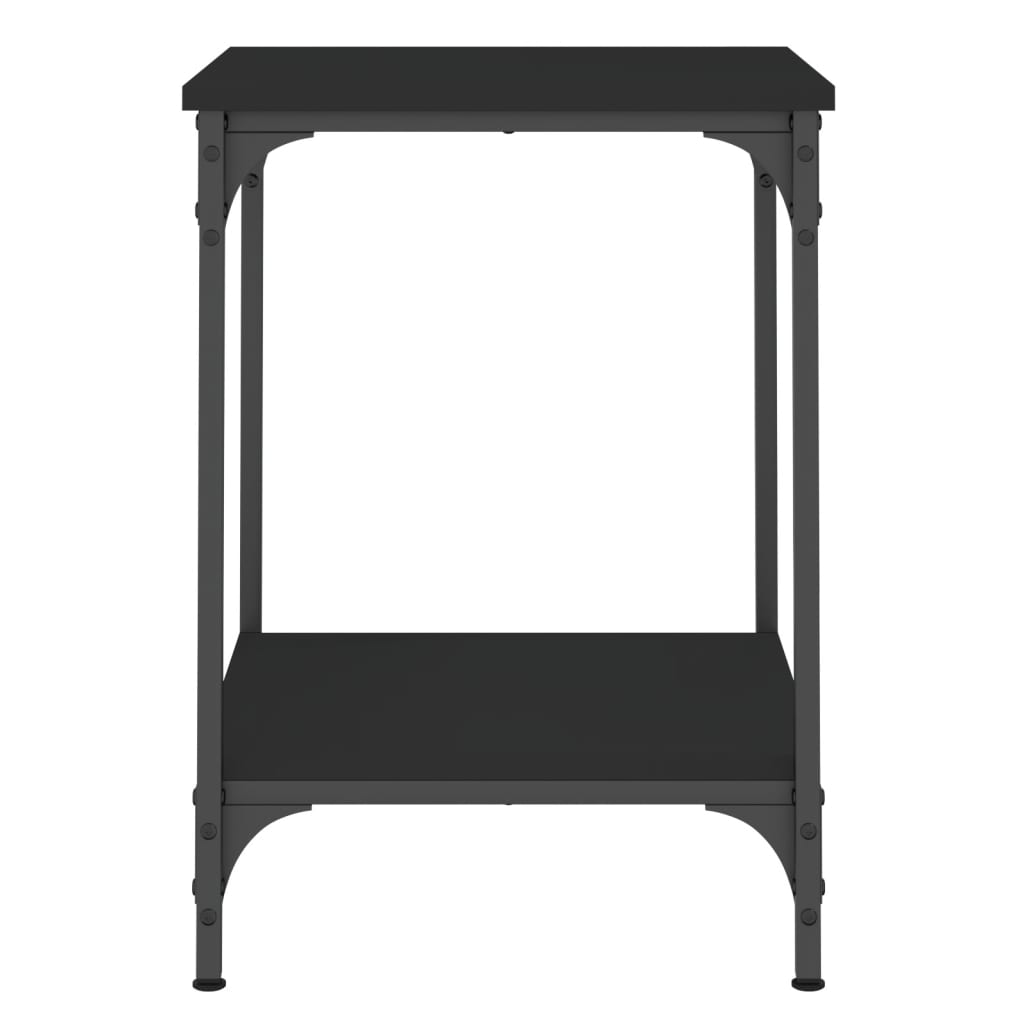 Couchtisch Schwarz 40x40x55 cm Holzwerkstoff - Pazzar.ch