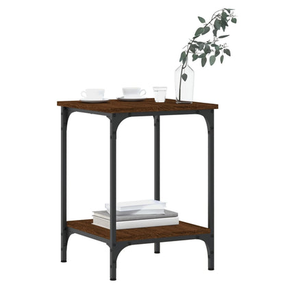 Couchtisch Braun Eichen-Optik 40x40x55 cm Holzwerkstoff - Pazzar.ch