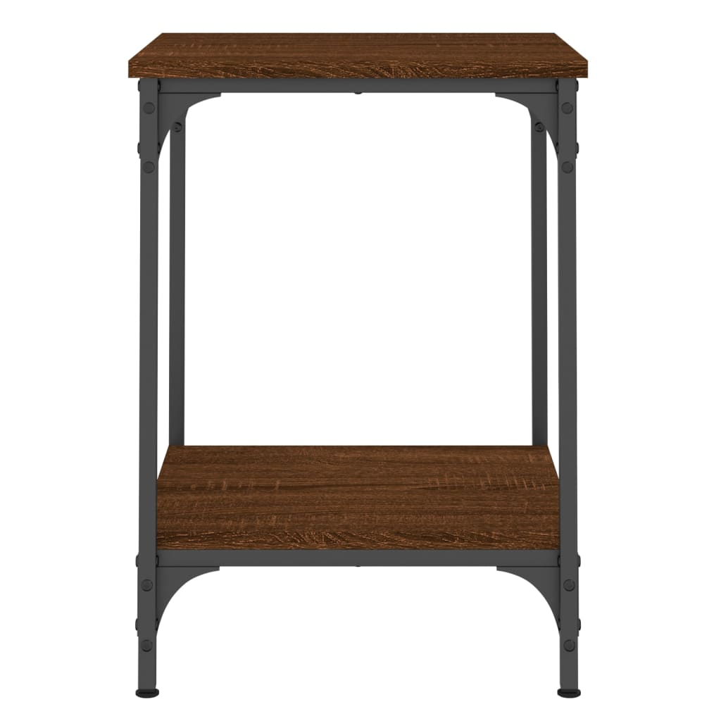 Couchtisch Braun Eichen-Optik 40x40x55 cm Holzwerkstoff - Pazzar.ch