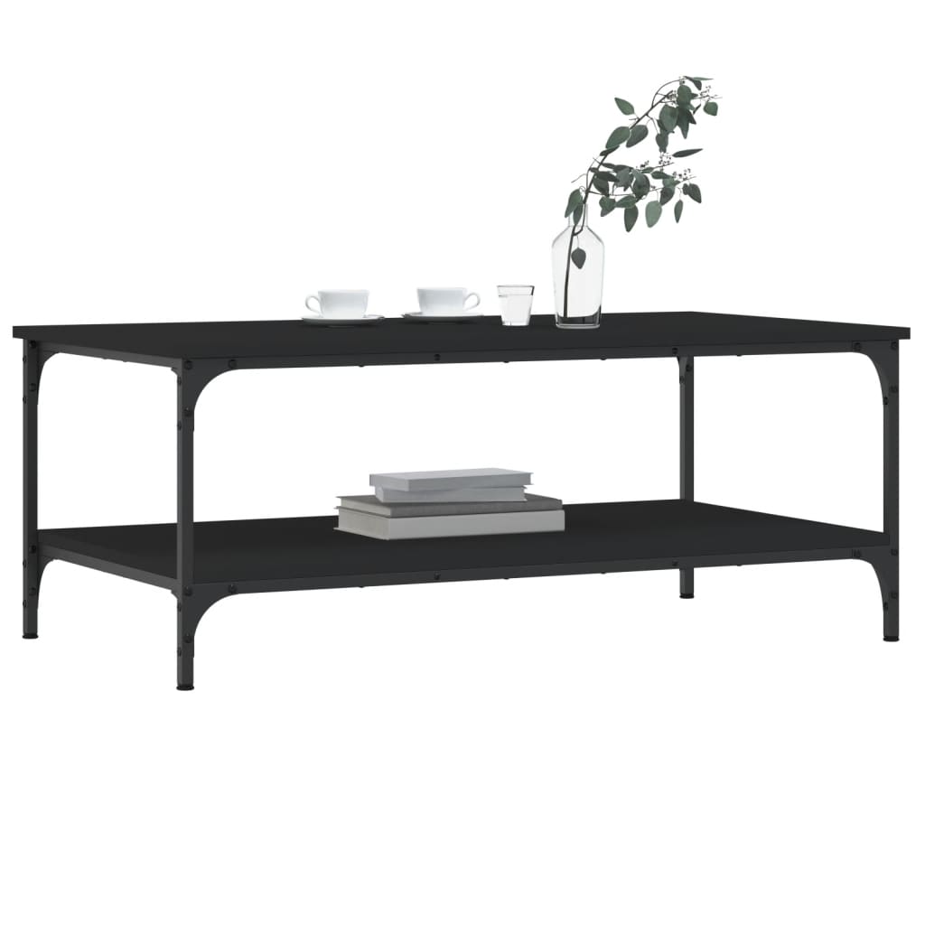 Couchtisch Schwarz 100x55x40 cm Holzwerkstoff - Pazzar.ch