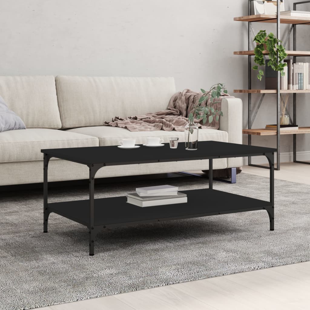Couchtisch Schwarz 100x55x40 cm Holzwerkstoff - Pazzar.ch