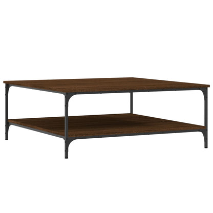 Couchtisch Braun Eichen-Optik 100x100x40 cm Holzwerkstoff - Pazzar.ch