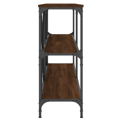 Konsolentisch Braun Eichen-Optik 160x30x75 cm Holzwerkstoff - Pazzar.ch