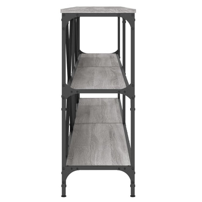 Konsolentisch Grau Sonoma 200x30x75 cm Holzwerkstoff und Eisen - Pazzar.ch
