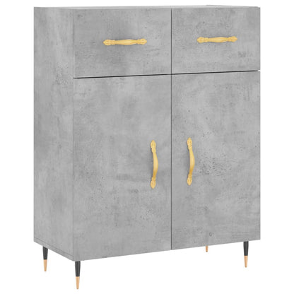 Sideboard Betongrau 69,5x34x90 cm Holzwerkstoff - Pazzar.ch
