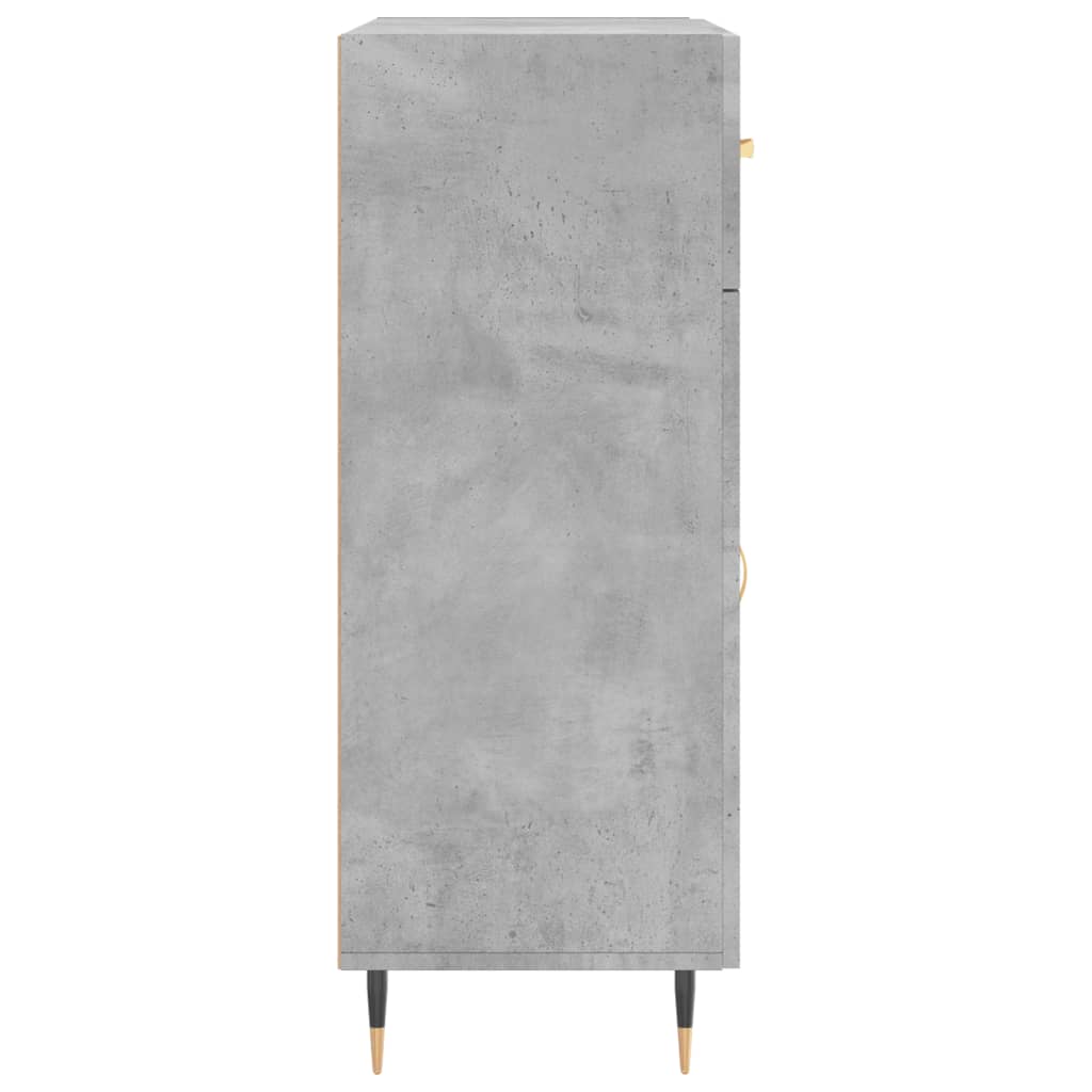 Sideboard Betongrau 69,5x34x90 cm Holzwerkstoff - Pazzar.ch
