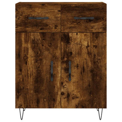 Sideboard Räuchereiche 69,5x34x90 cm Holzwerkstoff - Pazzar.ch
