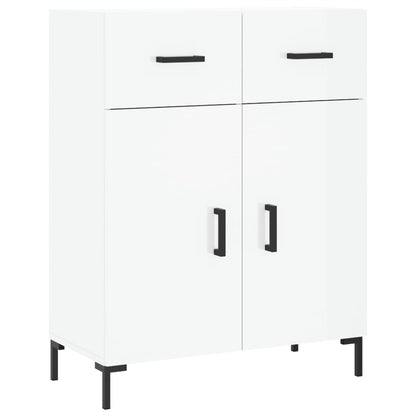 Sideboard Hochglanz-Weiß 69,5x34x90 cm Holzwerkstoff - Pazzar.ch