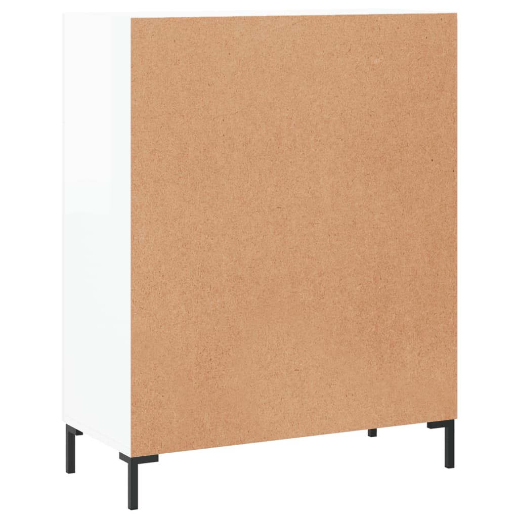 Sideboard Hochglanz-Weiß 69,5x34x90 cm Holzwerkstoff - Pazzar.ch