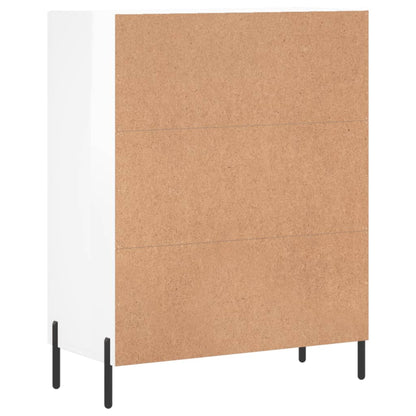 Sideboard Hochglanz-Weiß 69,5x34x90 cm Holzwerkstoff - Pazzar.ch