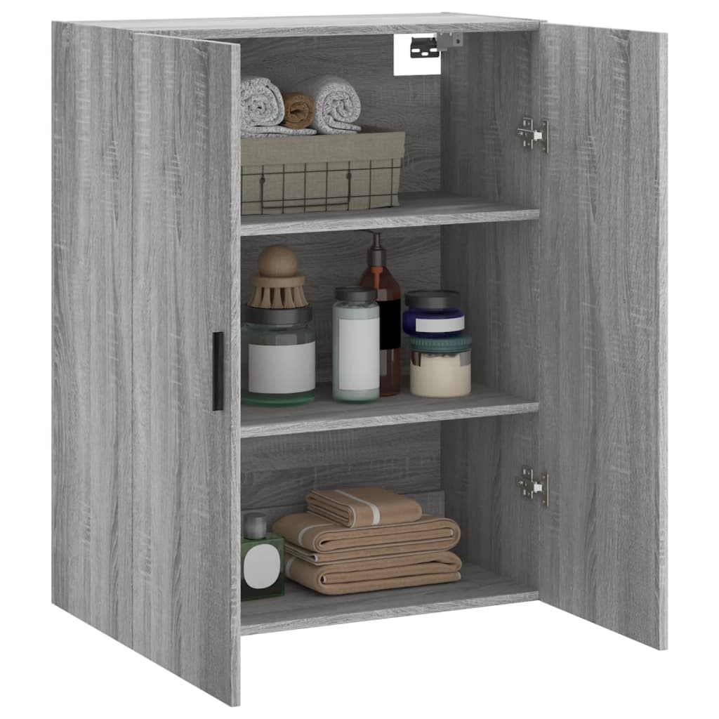 Wandschrank Grau Sonoma 69,5x34x90 cm - Pazzar.ch