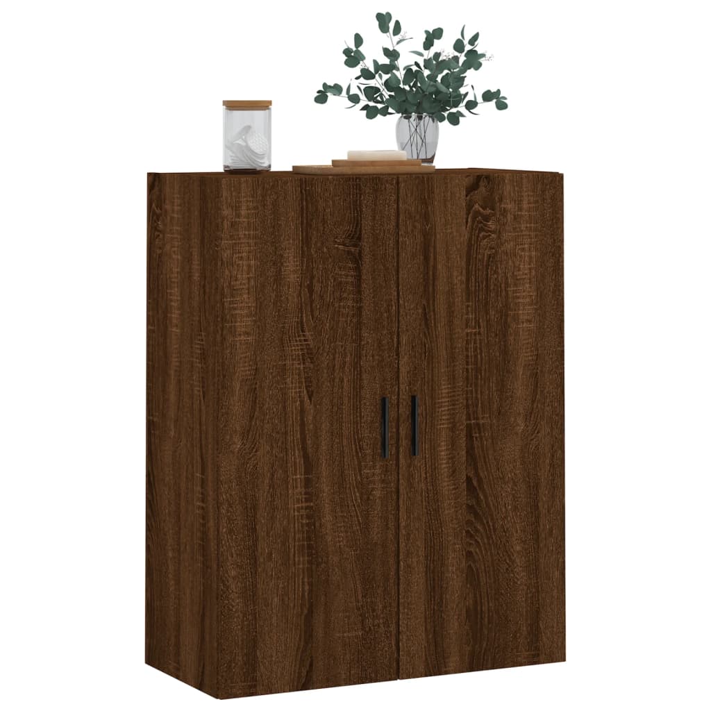 Wandschrank Braun Eichen-Optik 69,5x34x90 cm - Pazzar.ch