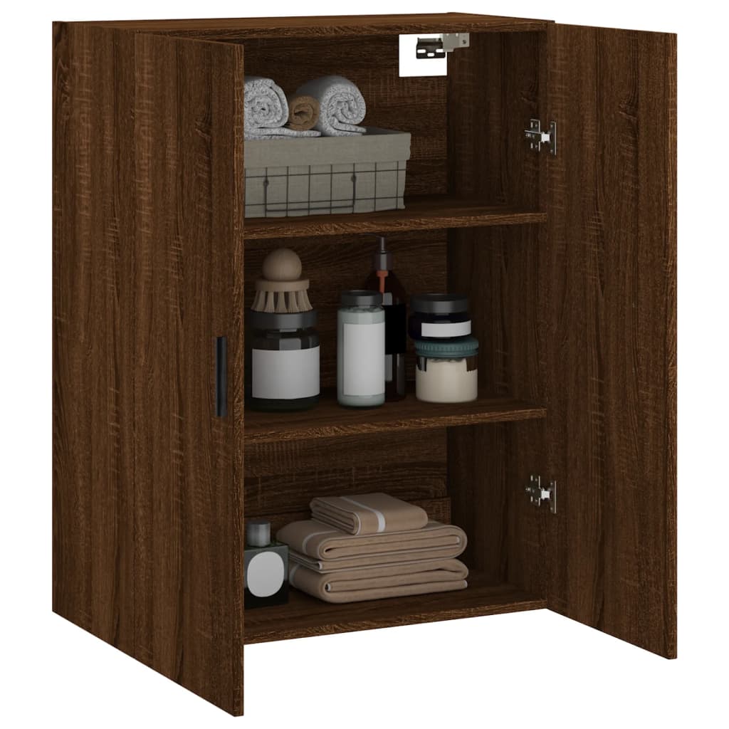 Wandschrank Braun Eichen-Optik 69,5x34x90 cm - Pazzar.ch