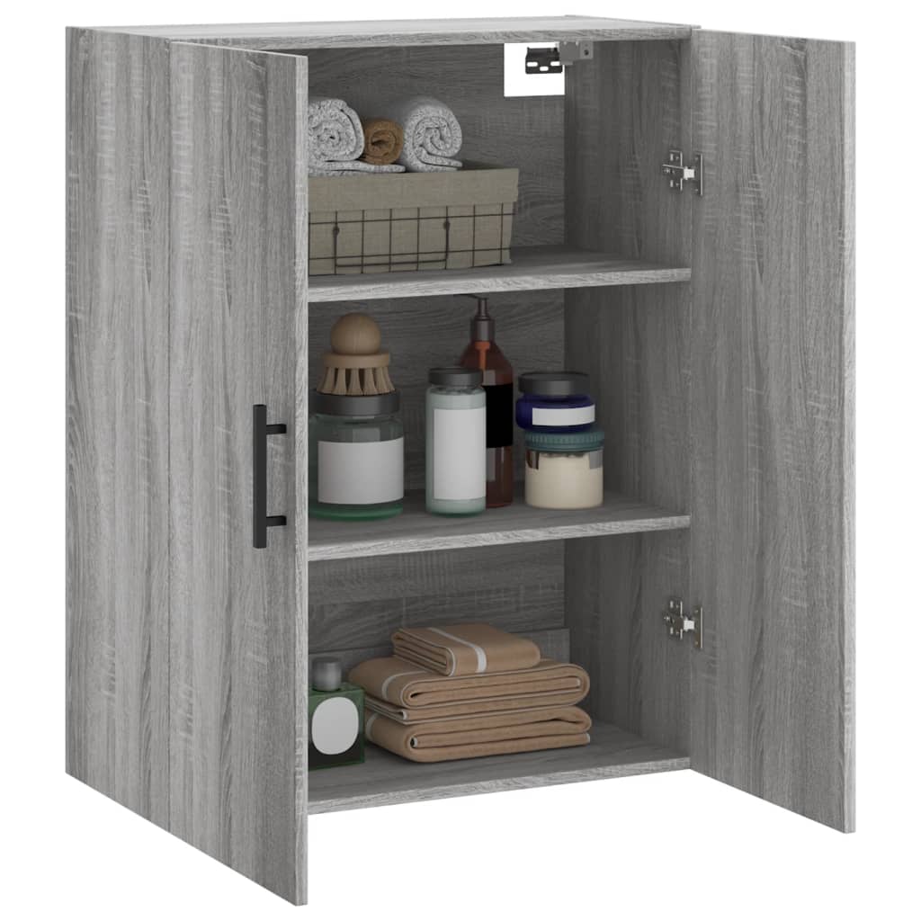 Wandschrank Grau Sonoma 69,5x34x90 cm - Pazzar.ch