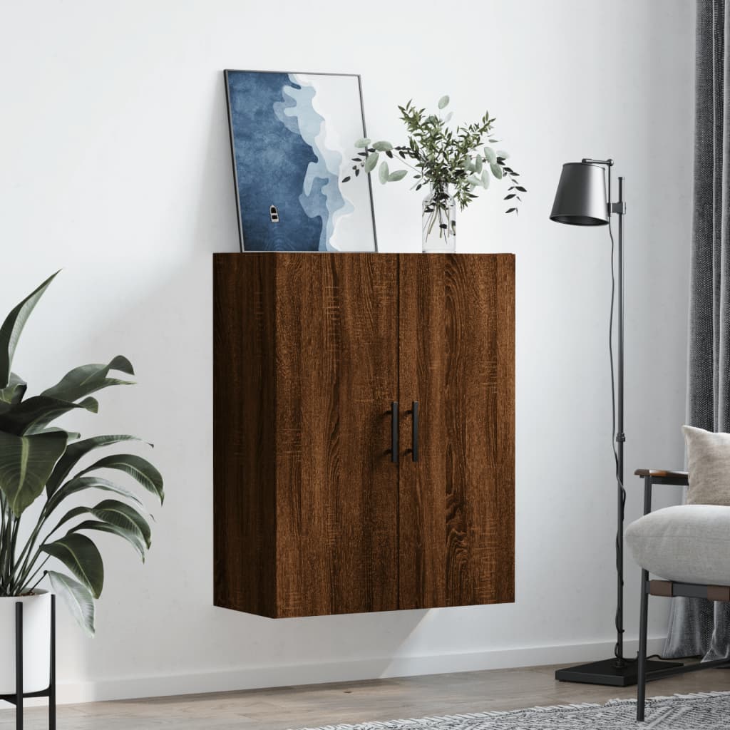 Wandschrank Braun Eichen-Optik 69,5x34x90 cm - Pazzar.ch