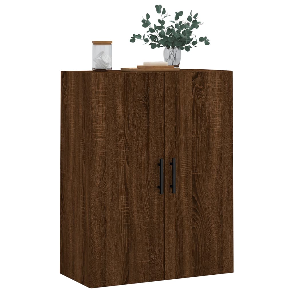 Wandschrank Braun Eichen-Optik 69,5x34x90 cm - Pazzar.ch