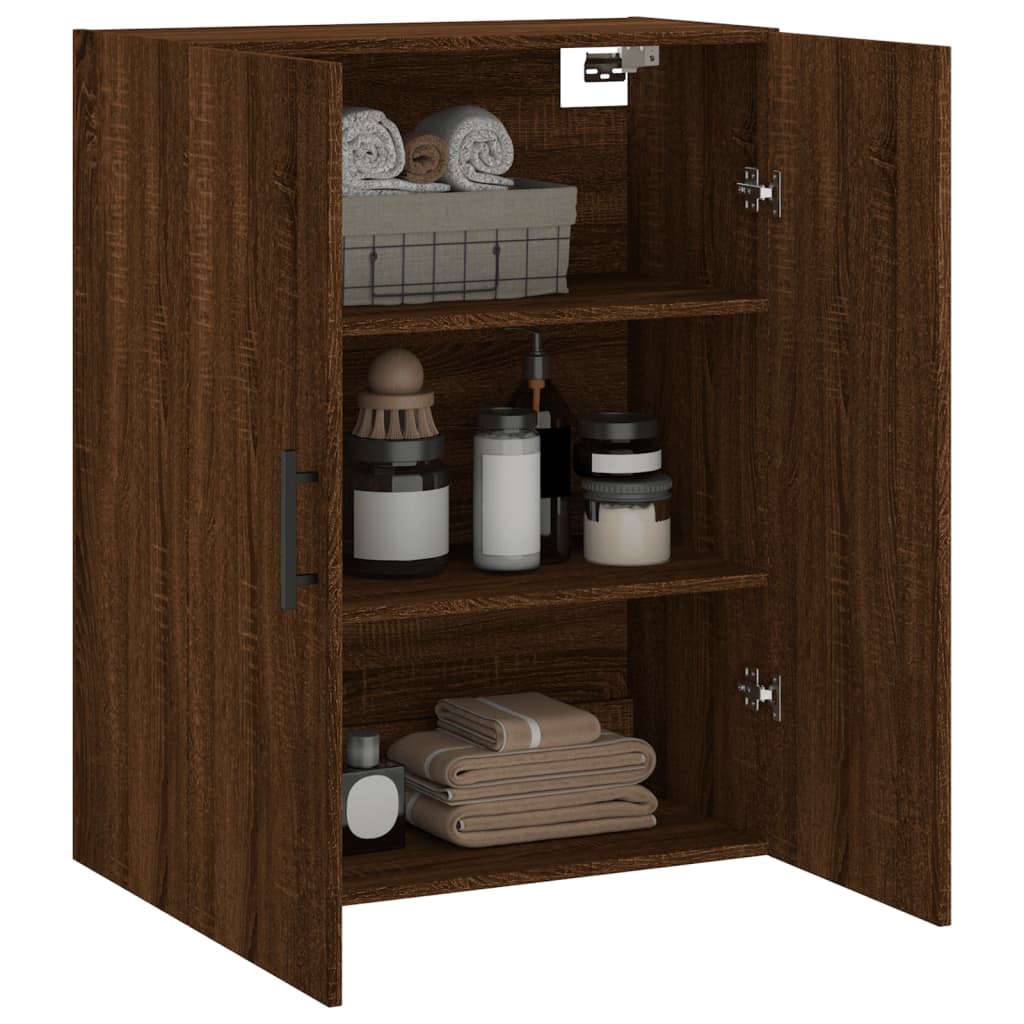Wandschrank Braun Eichen-Optik 69,5x34x90 cm - Pazzar.ch