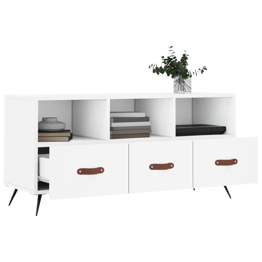 TV-Schrank Weiß 102x36x50 cm Holzwerkstoff - Pazzar.ch
