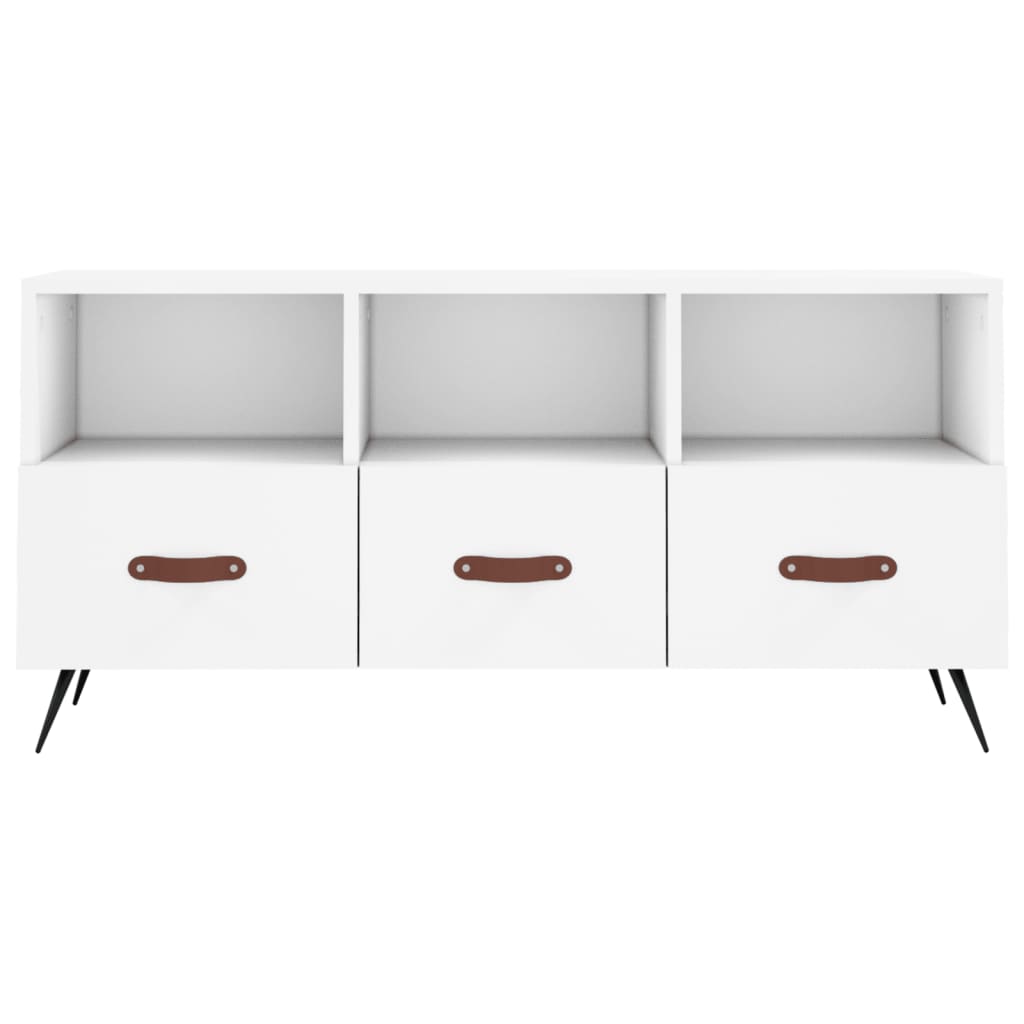 TV-Schrank Weiß 102x36x50 cm Holzwerkstoff - Pazzar.ch