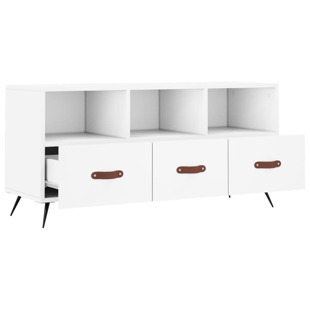 TV-Schrank Weiß 102x36x50 cm Holzwerkstoff - Pazzar.ch
