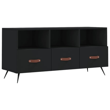 TV-Schrank Schwarz 102x36x50 cm Holzwerkstoff - Pazzar.ch