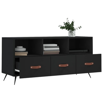 TV-Schrank Schwarz 102x36x50 cm Holzwerkstoff - Pazzar.ch