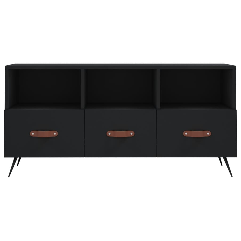 TV-Schrank Schwarz 102x36x50 cm Holzwerkstoff - Pazzar.ch