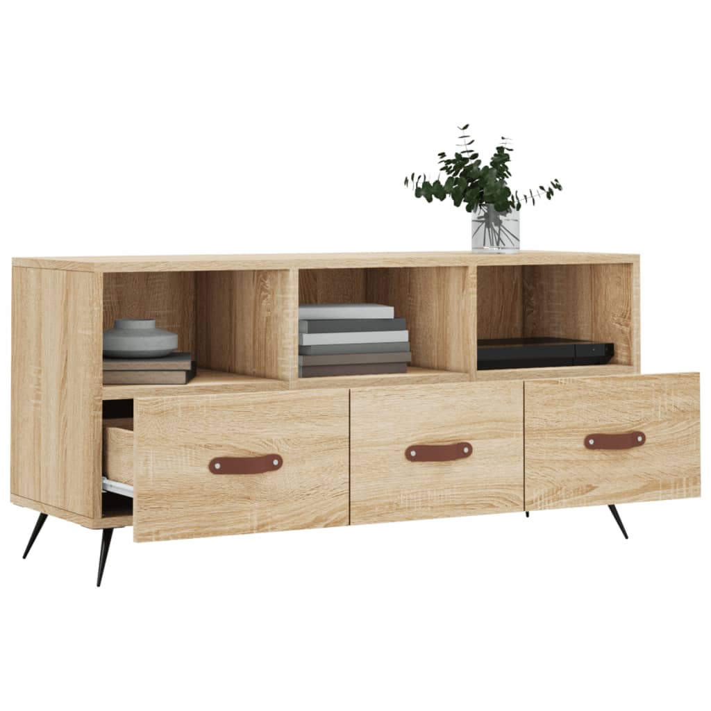 TV-Schrank Sonoma-Eiche 102x36x50 cm Holzwerkstoff - Pazzar.ch