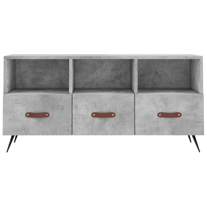 TV-Schrank Betongrau 102x36x50 cm Holzwerkstoff - Pazzar.ch