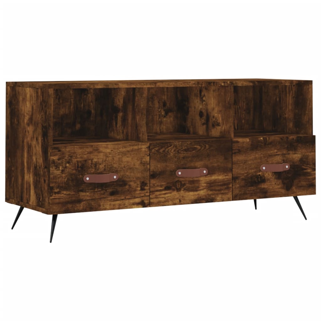 TV-Schrank Räuchereiche 102x36x50 cm Holzwerkstoff - Pazzar.ch